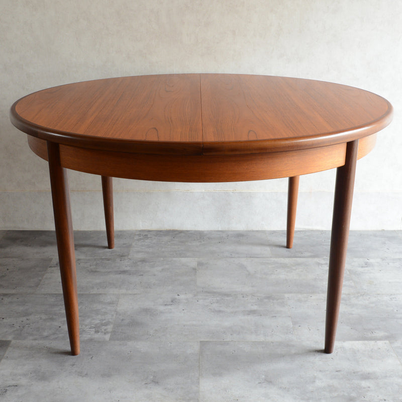 G-PLAN ジープラン エクステンション ラウンド ダイニングテーブル71（天板剥離再塗装済）