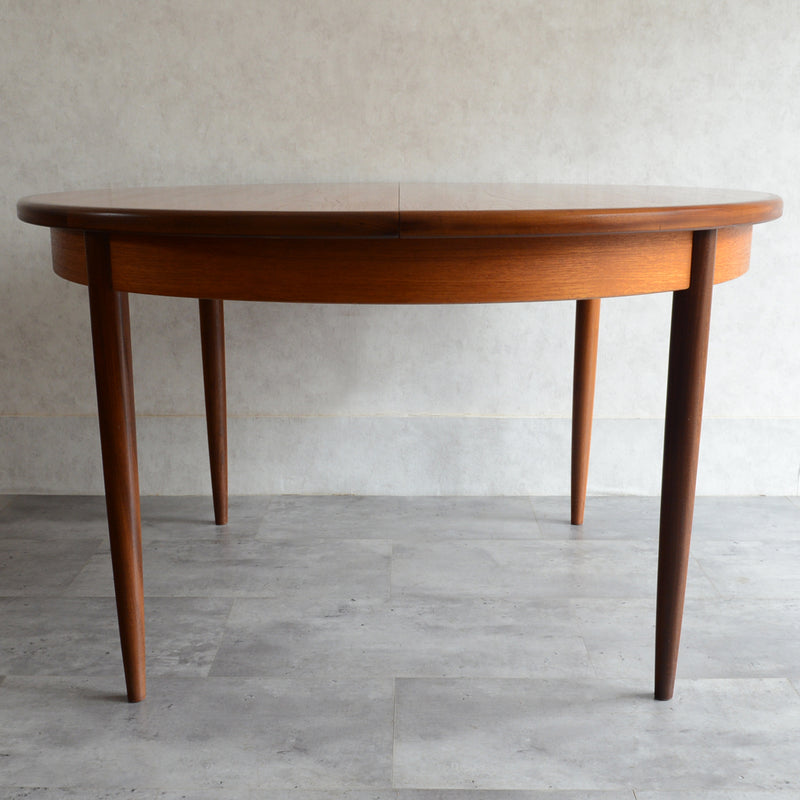 G-PLAN ジープラン エクステンション ラウンド ダイニングテーブル71（天板剥離再塗装済）