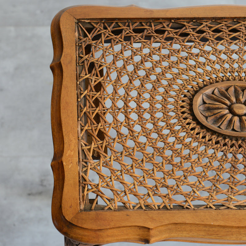 オランダクラシック　ラタン ネストテーブル