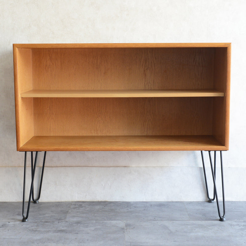 オーク オープンシェルフ 02 (ヘアピンレッグ）