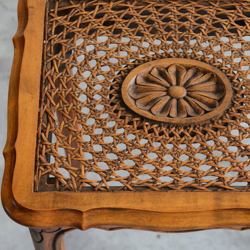 オランダクラシック　ラタン ネストテーブル