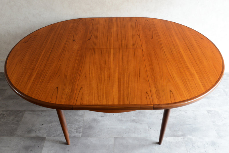 G-PLAN ジープラン エクステンション ラウンド ダイニングテーブル71（天板剥離再塗装済）