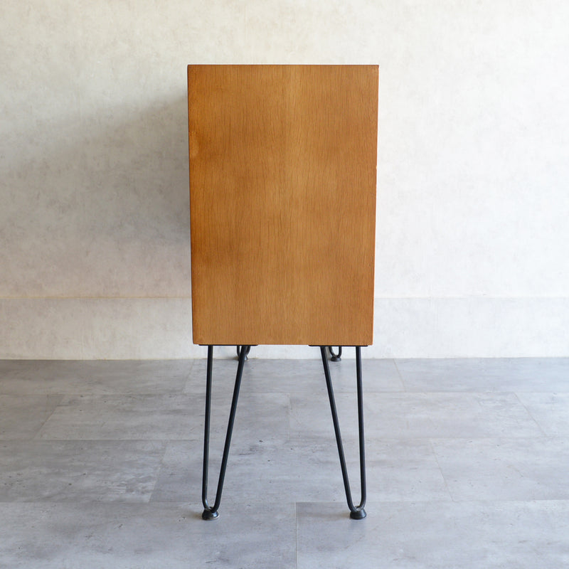 オーク オープンシェルフ 02 (ヘアピンレッグ）