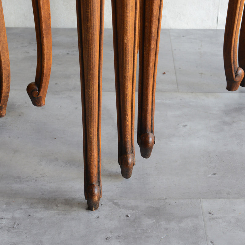 オランダクラシック　ラタン ネストテーブル