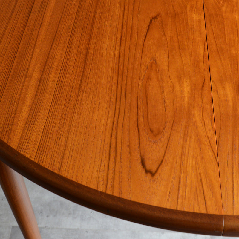 G-PLAN ジープラン エクステンション ラウンド ダイニングテーブル71（天板剥離再塗装済）