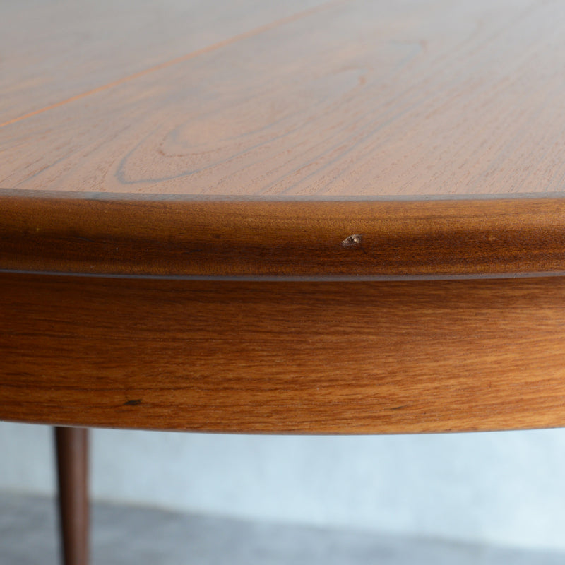 G-PLAN ジープラン エクステンション ラウンド ダイニングテーブル71（天板剥離再塗装済）