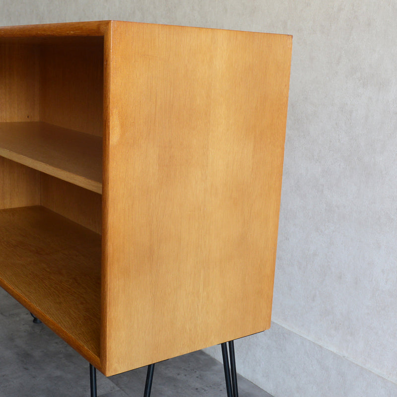 オーク オープンシェルフ 02 (ヘアピンレッグ）