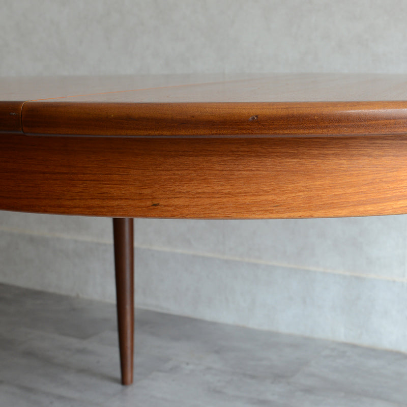 G-PLAN ジープラン エクステンション ラウンド ダイニングテーブル71（天板剥離再塗装済）