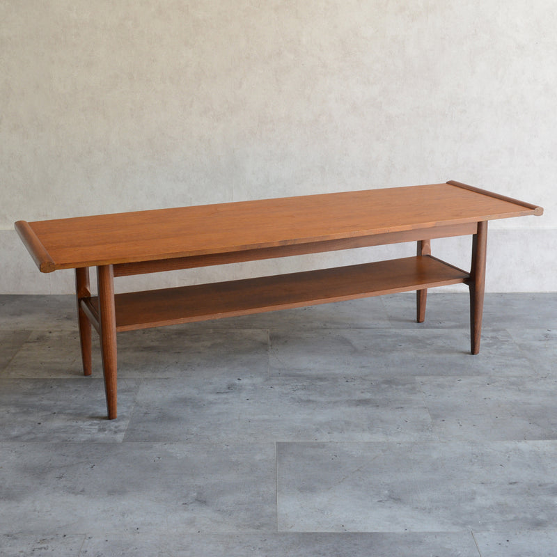 Myer (メイヤー)  60S チーク ローテーブル 23 (天板剝離再塗装済)