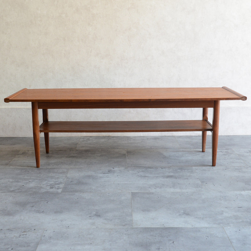 Myer (メイヤー)  60S チーク ローテーブル 23 (天板剝離再塗装済)