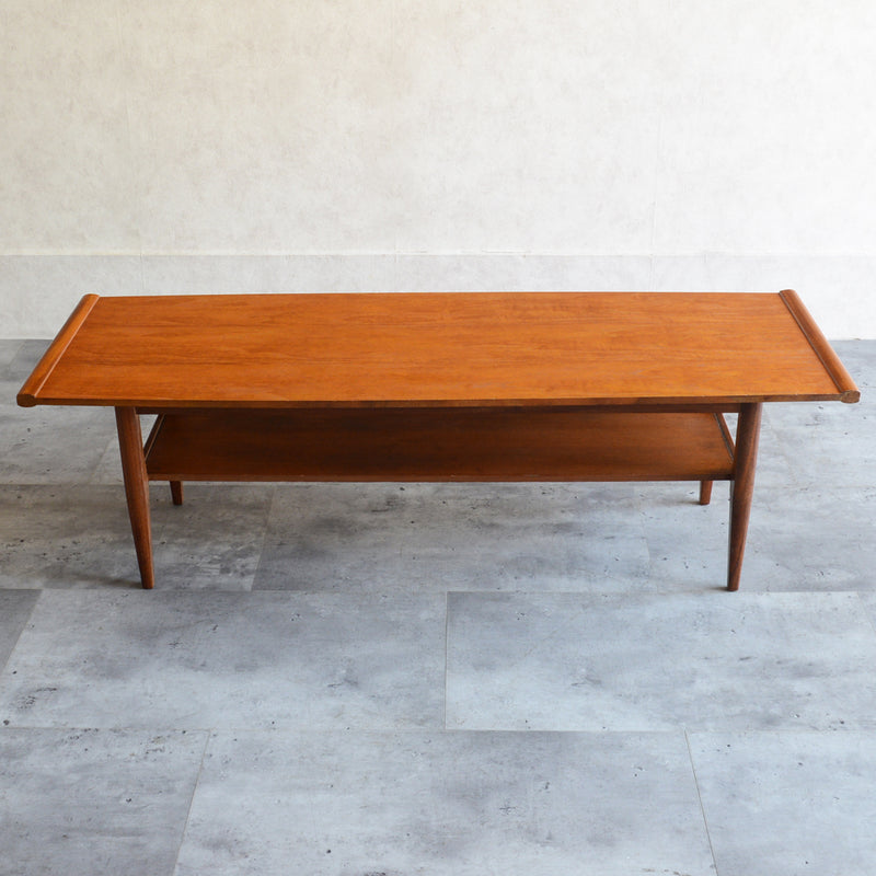 Myer (メイヤー)  60S チーク ローテーブル 23 (天板剝離再塗装済)