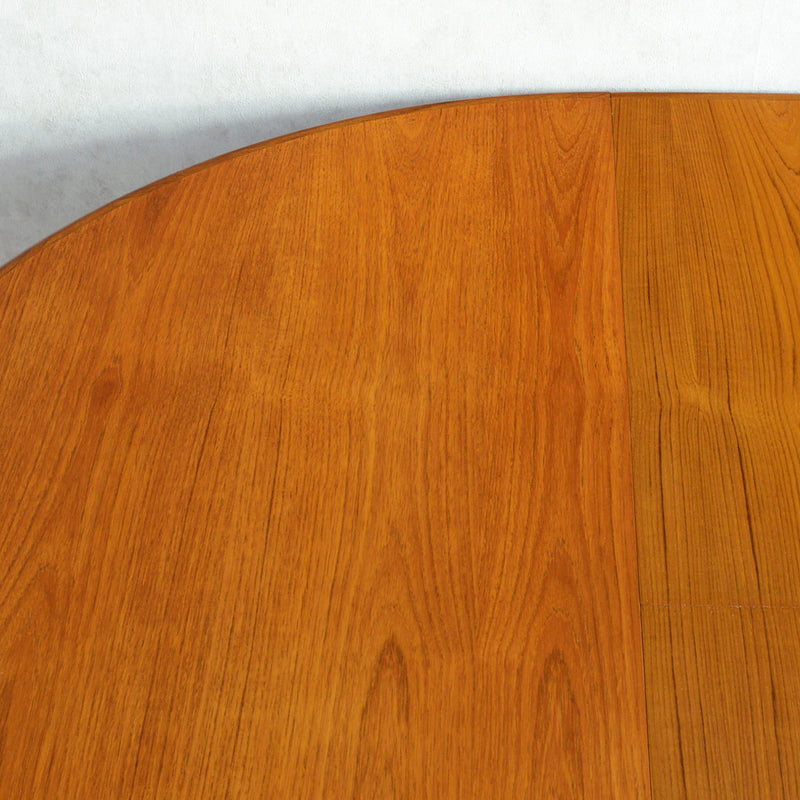 G-PLAN ジープラン　エクステンション ラウンド ダイニングテーブル70（天板剥離再塗装済）