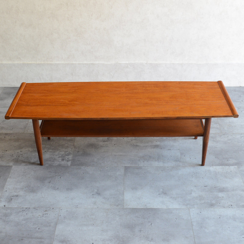 Myer (メイヤー)  60S チーク ローテーブル 23 (天板剝離再塗装済)