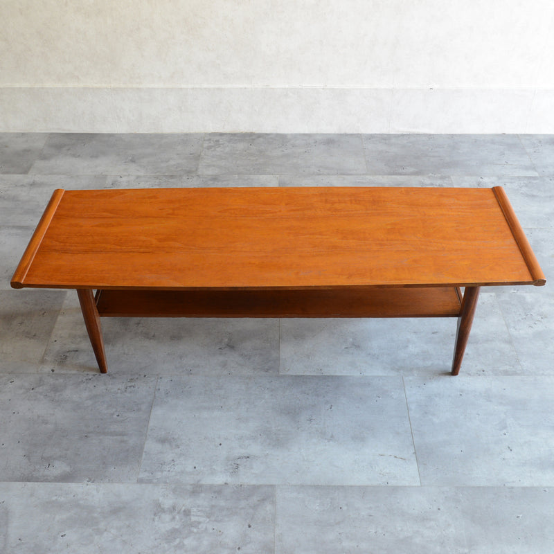 Myer (メイヤー)  60S チーク ローテーブル 23 (天板剝離再塗装済)