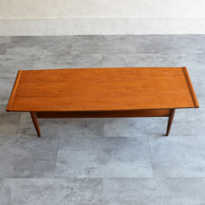 Myer (メイヤー)  60S チーク ローテーブル 23 (天板剝離再塗装済)