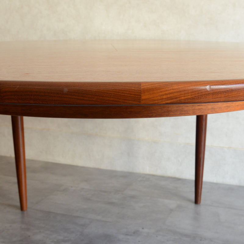 G-PLAN ジープラン　エクステンション ラウンド ダイニングテーブル70（天板剥離再塗装済）