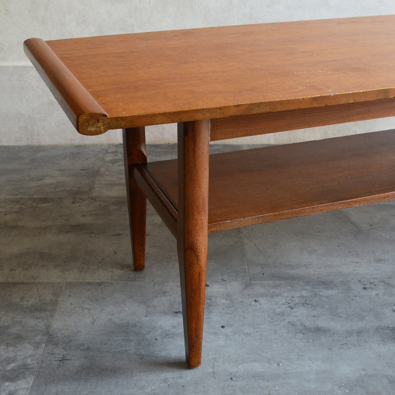 Myer (メイヤー)  60S チーク ローテーブル 23 (天板剝離再塗装済)