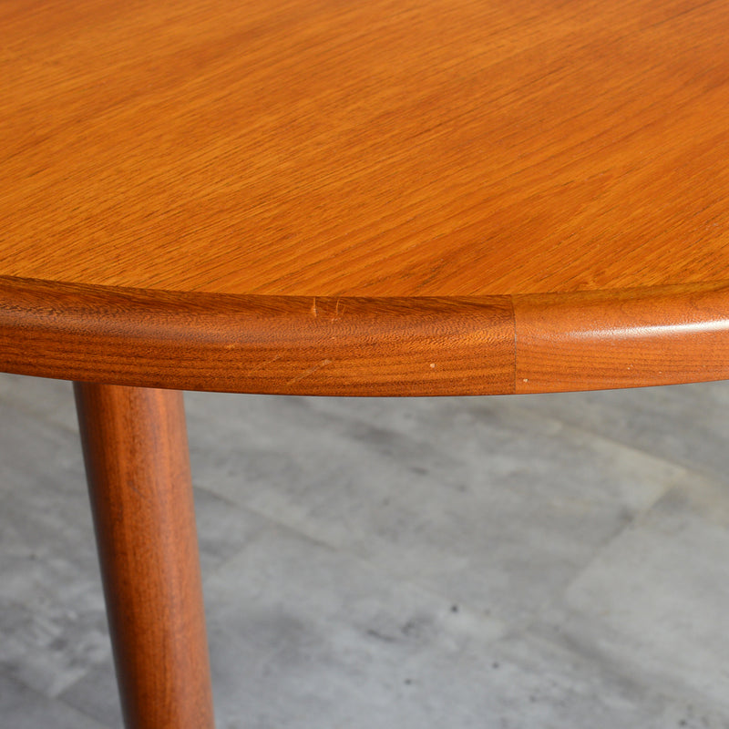 G-PLAN ジープラン　エクステンション ラウンド ダイニングテーブル70（天板剥離再塗装済）