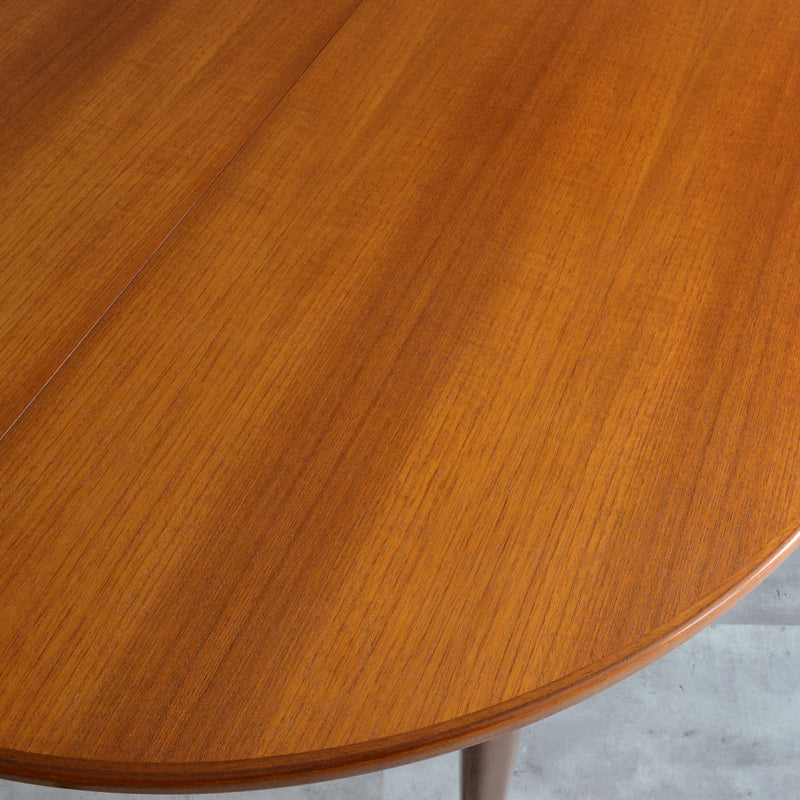 W様ご予約品　McINTOSHマッキントッシュ ラウンドエクステンション ダイニングテーブル05 （天板剥離再塗装済）