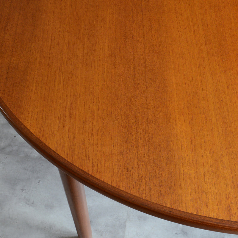 W様ご予約品　McINTOSHマッキントッシュ ラウンドエクステンション ダイニングテーブル05 （天板剥離再塗装済）