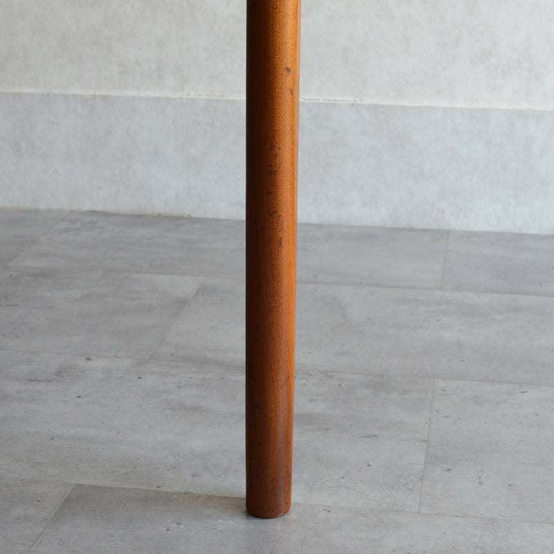 W様ご予約品　McINTOSHマッキントッシュ ラウンドエクステンション ダイニングテーブル05 （天板剥離再塗装済）