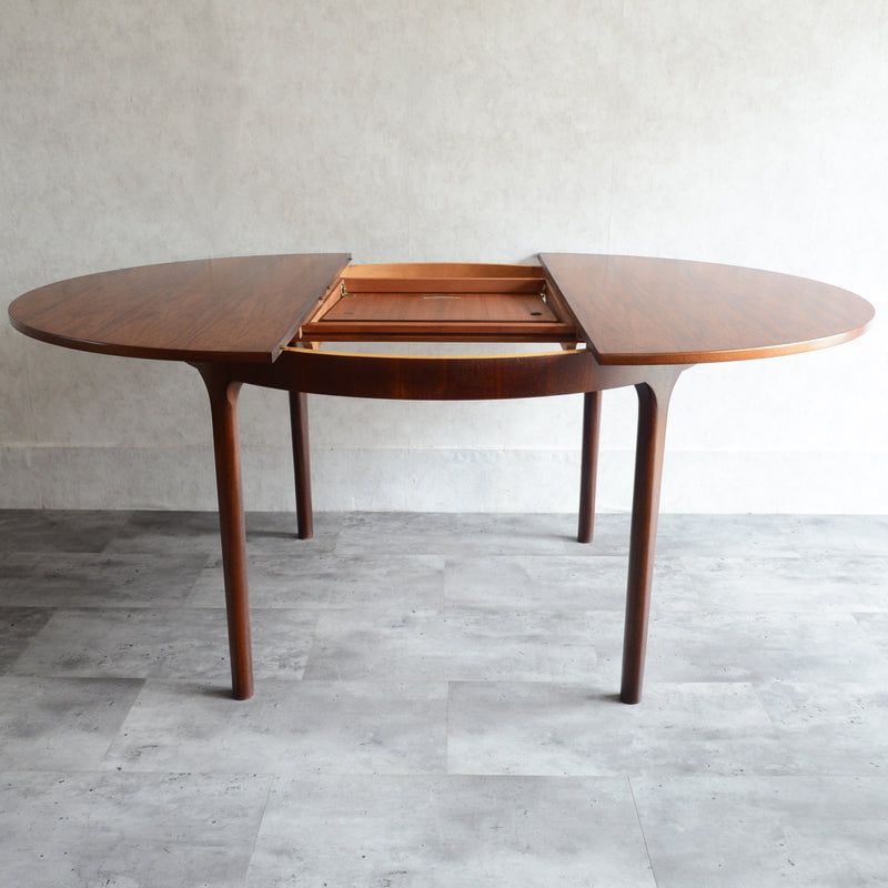 Ｔ様ご予約品 McINTOSHマッキントッシュ  ローズウッド ダイニングテーブル（天板剥離再塗装済）