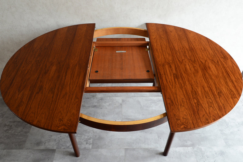 Ｔ様ご予約品 McINTOSHマッキントッシュ  ローズウッド ダイニングテーブル（天板剥離再塗装済）