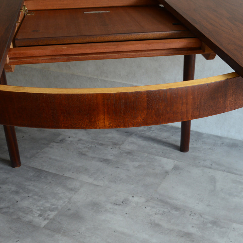 Ｔ様ご予約品 McINTOSHマッキントッシュ  ローズウッド ダイニングテーブル（天板剥離再塗装済）