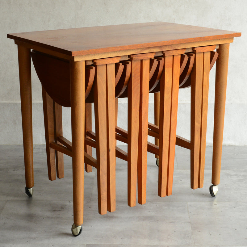 60s デンマーク　Poul .Hundevad　 ネストテーブル