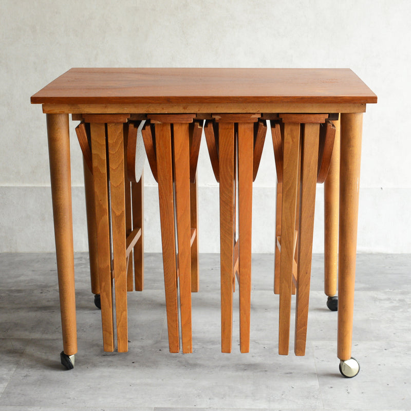 60s デンマーク　Poul .Hundevad　 ネストテーブル