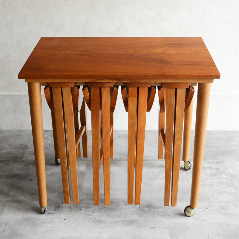 60s デンマーク　Poul .Hundevad　 ネストテーブル