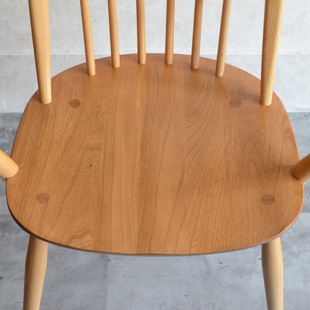 ERCOL アーコール アーム付クエーカーチェア08 (ラージサイズ）