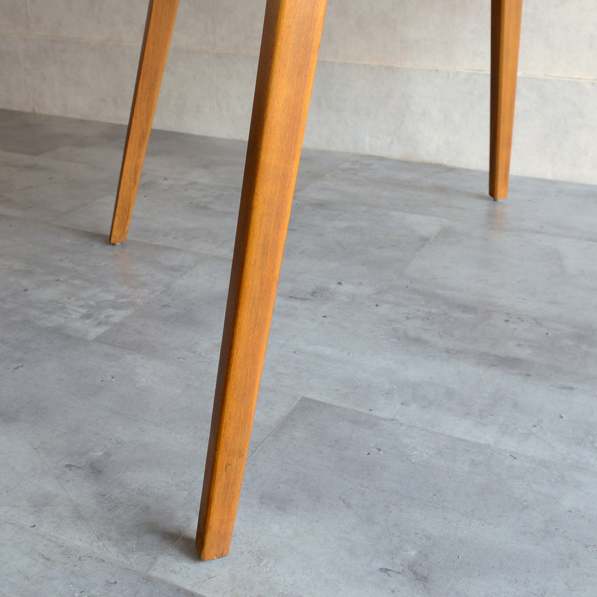 ERCOL アーコール ラウンド ドロップリーフテーブル 08（天板剥離再塗装済）