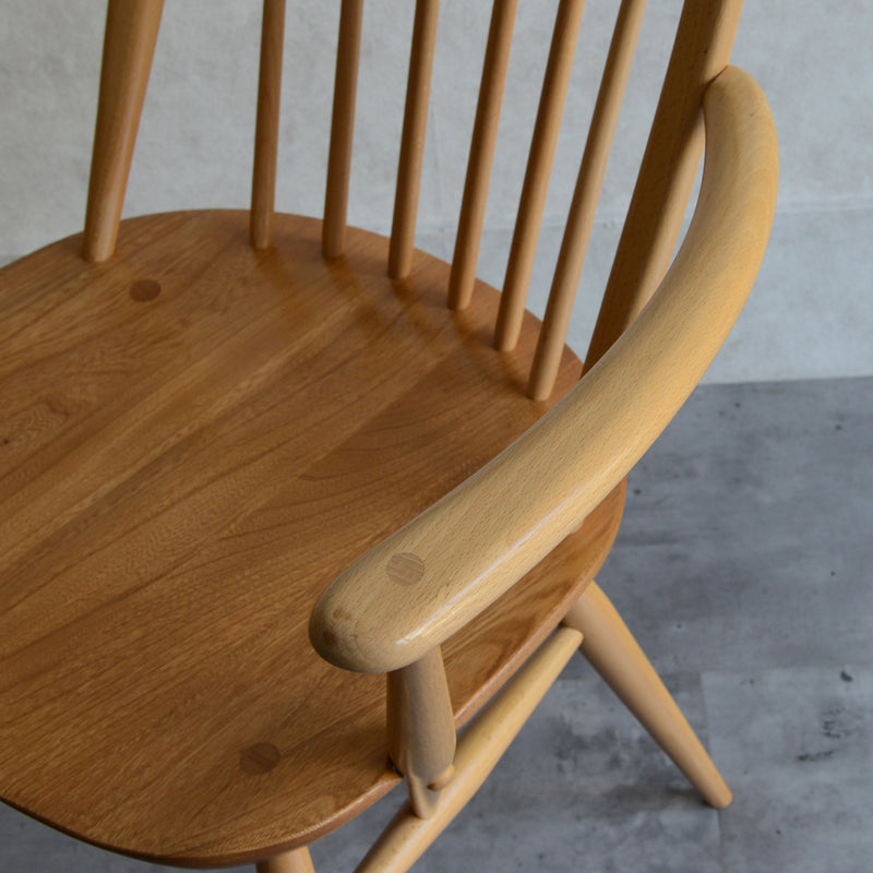 ERCOL アーコール アーム付クエーカーチェア08 (ラージサイズ）