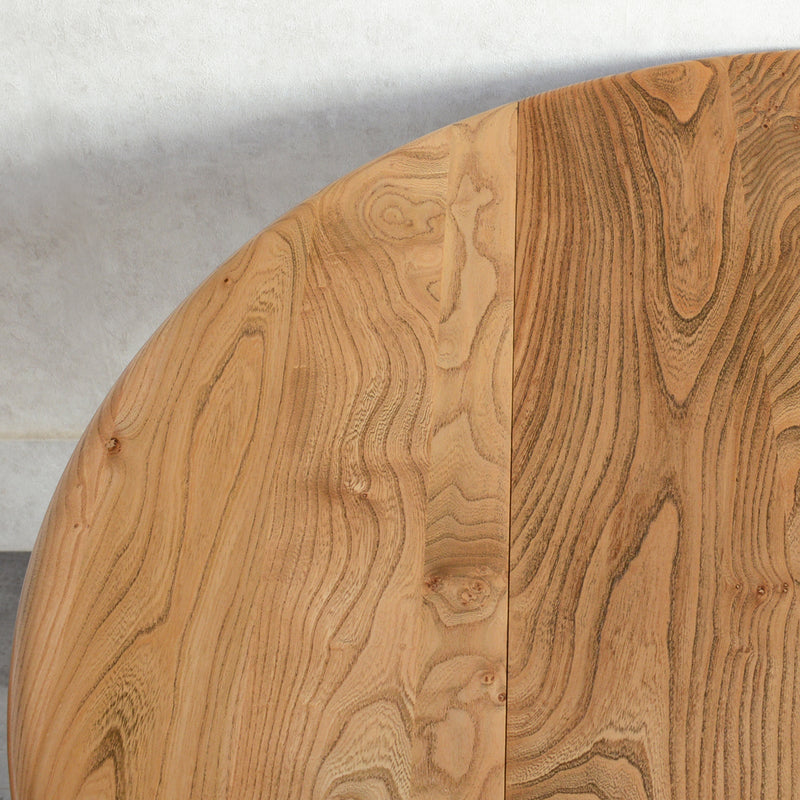 ERCOL アーコール ラウンドドロップリーフテーブル08バイカラー（天板剥離再塗装済）