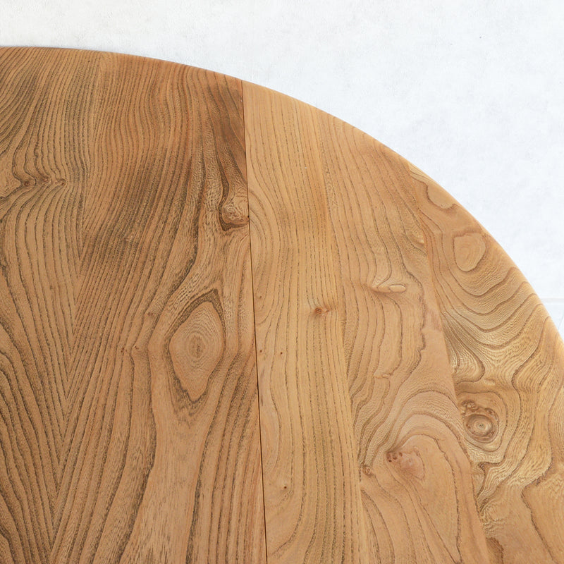 ERCOL アーコール ラウンドドロップリーフテーブル08バイカラー（天板剥離再塗装済）