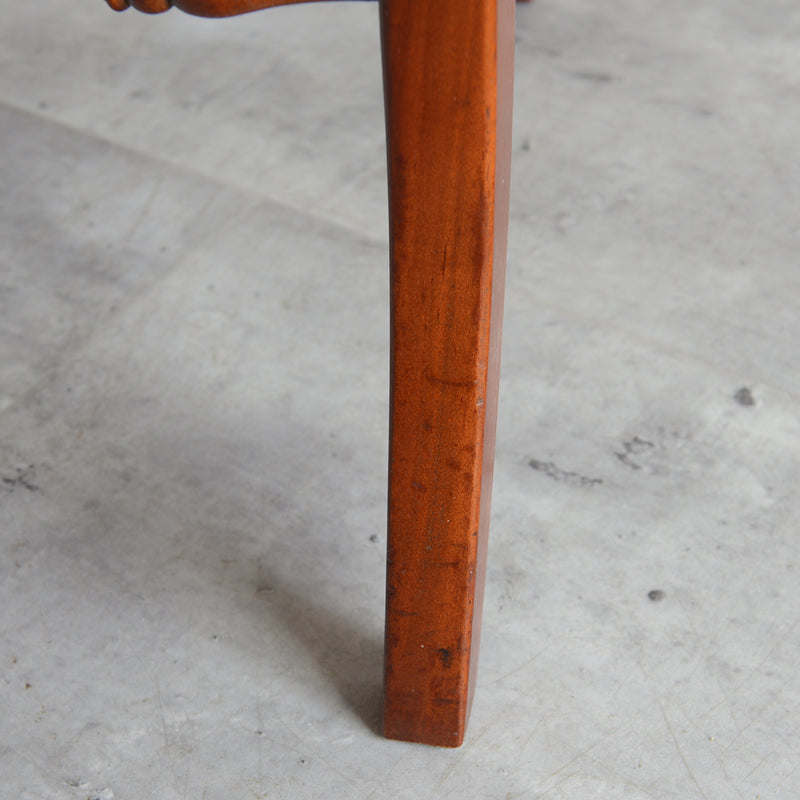 O様見学予約商品 クラシックチェア01(座面張替済ストライプ）