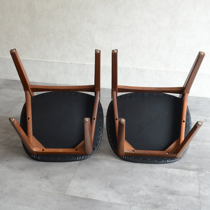 Nathan ネイサン ダイニングチェア ２脚セット(張替済)S26