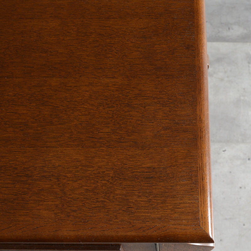 マガジンラック付 オークキャビネット