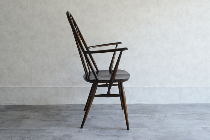 ERCOL アーコール 　アーム付クエーカーチェア44 オールドコロニアル