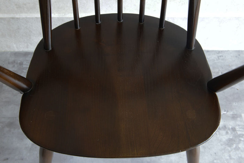 ERCOL アーコール 　アーム付クエーカーチェア44 オールドコロニアル