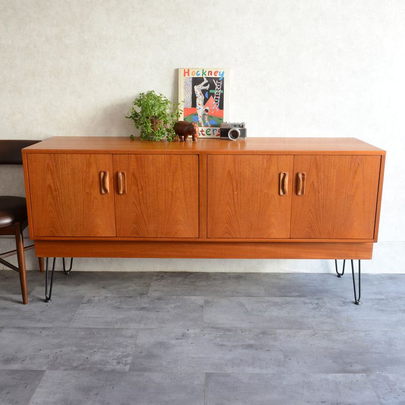 G-PLAN ジープラン サイドボード 14 アイアンレッグ (天板剥離再塗装済）