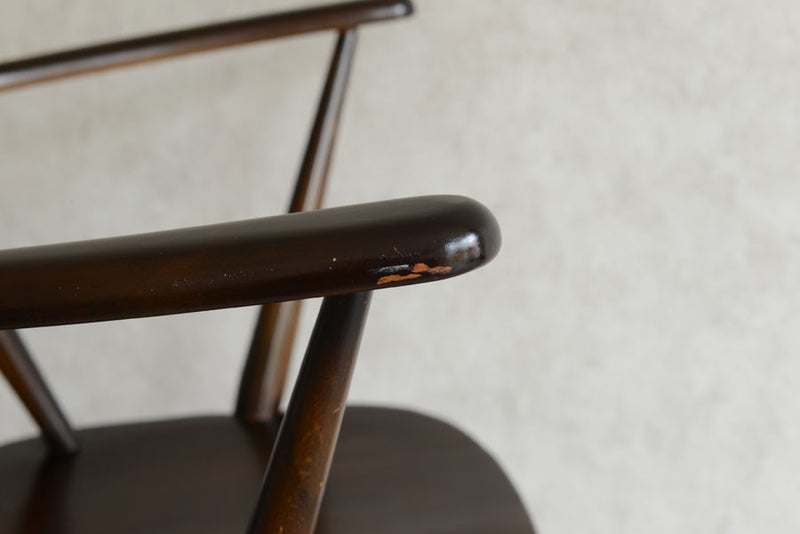 ERCOL アーコール 　アーム付クエーカーチェア44 オールドコロニアル