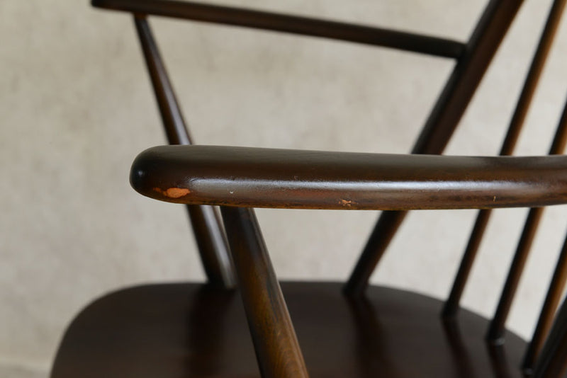 ERCOL アーコール 　アーム付クエーカーチェア44 オールドコロニアル