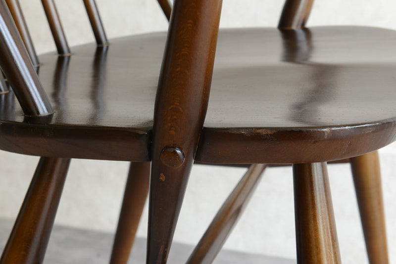 ERCOL アーコール 　アーム付クエーカーチェア44 オールドコロニアル
