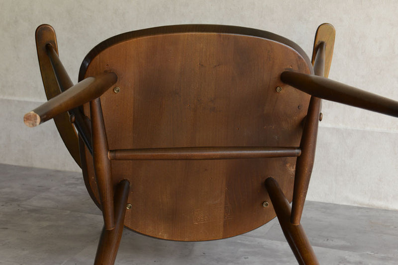 ERCOL アーコール 　アーム付クエーカーチェア44 オールドコロニアル