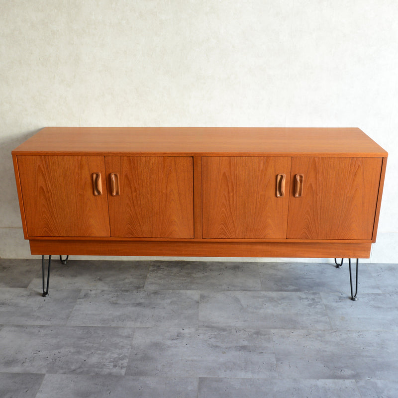 G-PLAN ジープラン サイドボード 14 アイアンレッグ (天板剥離再塗装済）