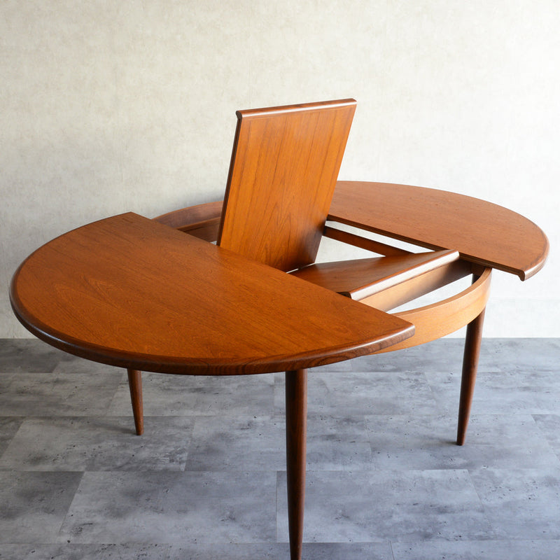 M様　見学ご予約品　G-PLAN　エクステンションラウンドテーブル58