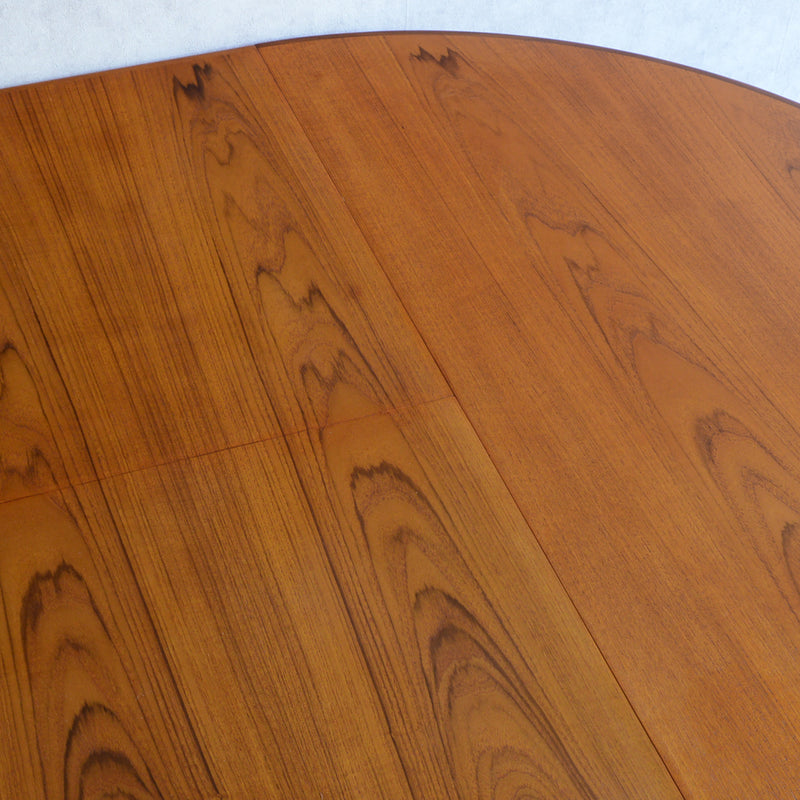 （Ｅ様ご予約品）G-PLAN ジープラン　エクステンション ラウンドテーブル68（天板剥離再塗装済）