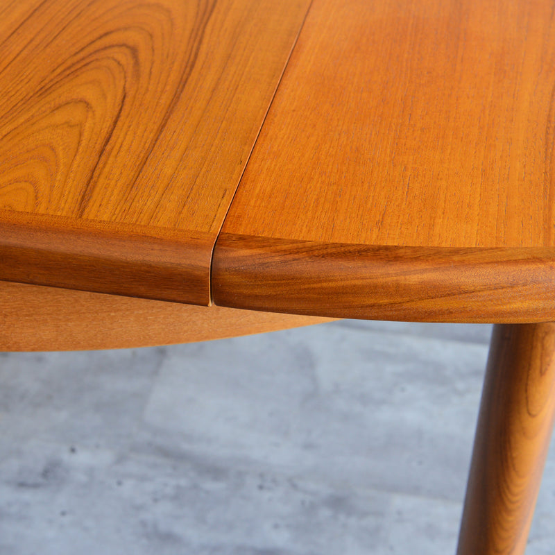 （Ｅ様ご予約品）G-PLAN ジープラン　エクステンション ラウンドテーブル68（天板剥離再塗装済）